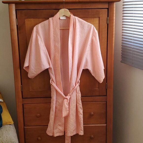 Vintage Polka Dot Light-Weight Robe - Picture 1 of 4